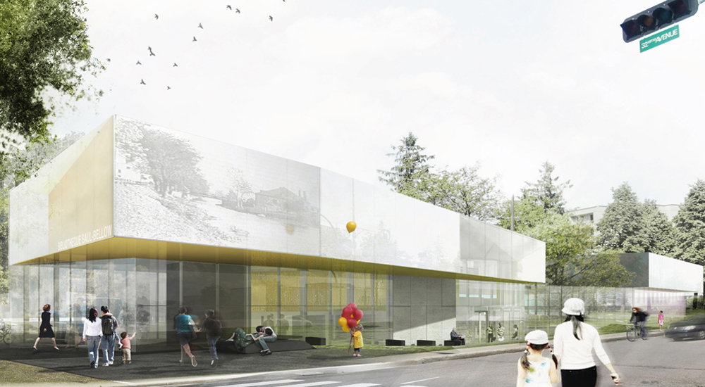 Competition Review:Saul Bellow,A Library Integrated Design by Louis Destombes